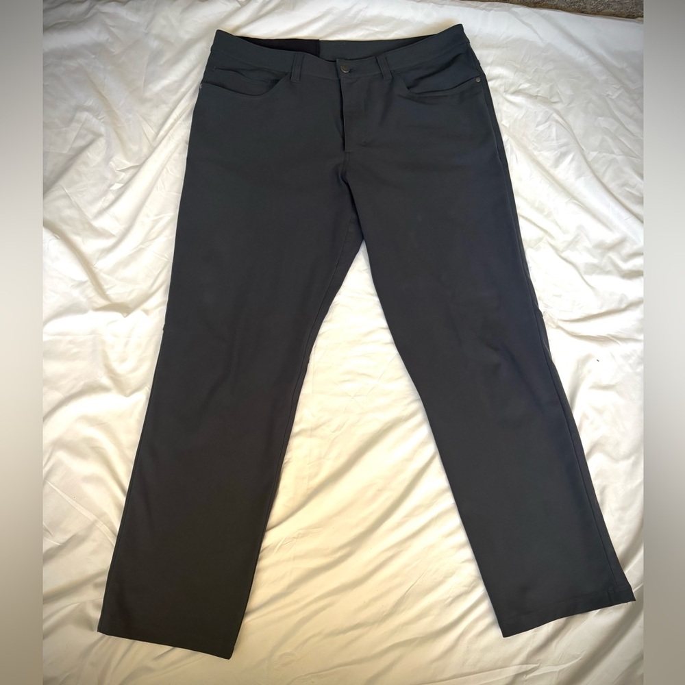 Oil Grey Classic fit ABC Lululemon pants 32” L”37
